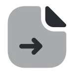 Document Forward SVG Icon
